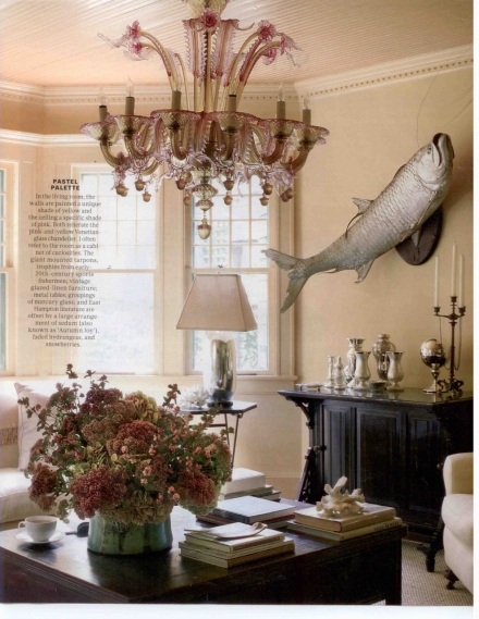 Martha Stewart's Living Room in one of her many homes.