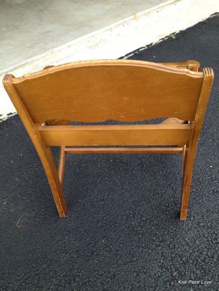 I loved the scale of this little chair and the low back.